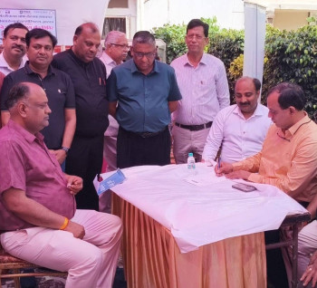 A free health check-up camp was organized by the Rotary Club of Rohtak Sapphire at the J.P. Narang Devi Homoeopathic Physiotherapy Charitable Centre.